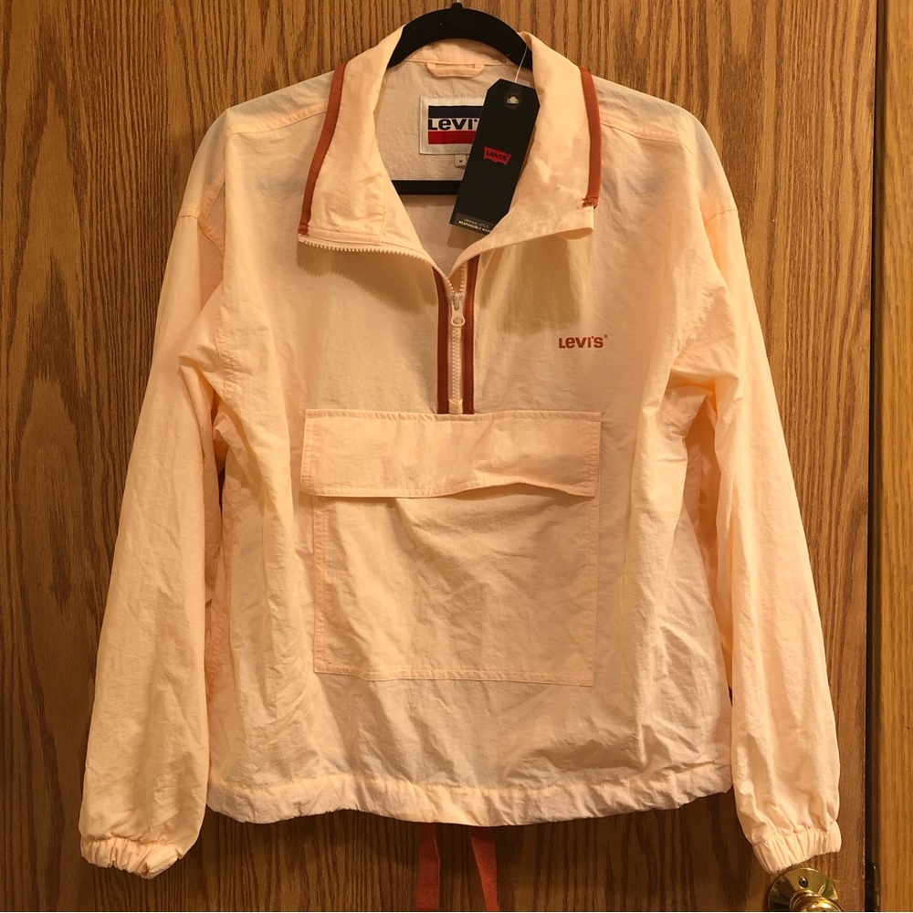 NWT Levi’s Quarter Zip Windbreaker